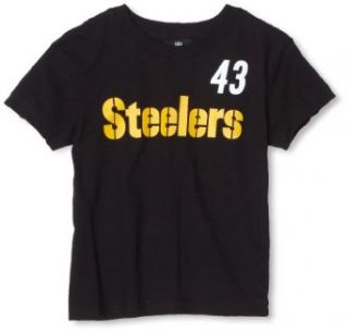  Steelers Troy Polamalu 8 20 Name & Number Tee Shirt Boys Clothing