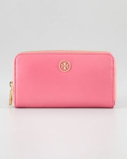 Robinson Continental Zip Wallet, French Rose/ Luggage