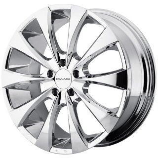 KMC KM679 20x9.5 Chrome Wheel / Rim 5x115 with a 15mm Offset and a 72