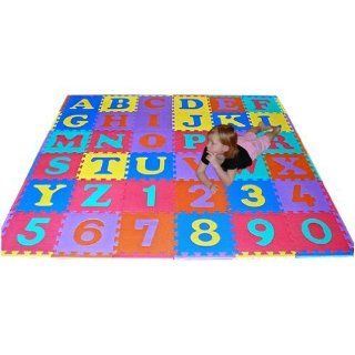 We Sell Mats 36 Sq Ft Alphabet and Number Floor Mat Baby