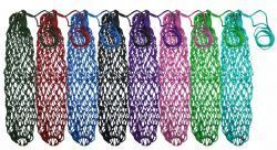 40 Long Slow Feed Hay Net Bag in Bright Green Assorted Colors