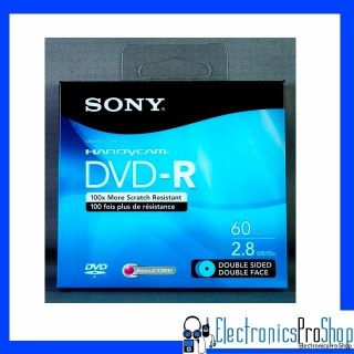 DVD R 60 MIN 2 8GB 8cm Double Sided for Handycam Camcorder New