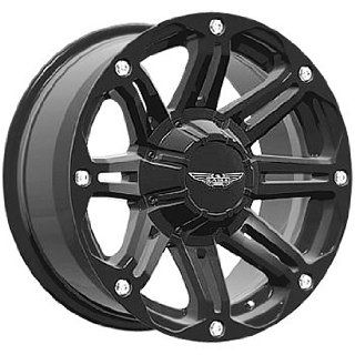 American Eagle 50 20 Black Wheel / Rim 8x6.5 with a 0mm Offset and a