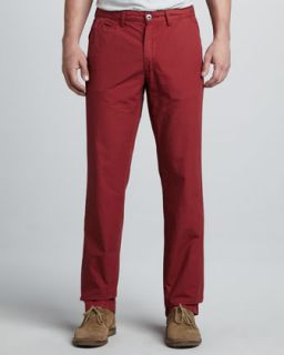 N20JZ Original Paperbacks Oceanside Ripstop Pants, Red Polo