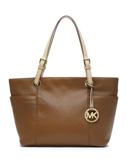 MICHAEL Michael Kors Jet Set Zip Top Tote, Luggage   