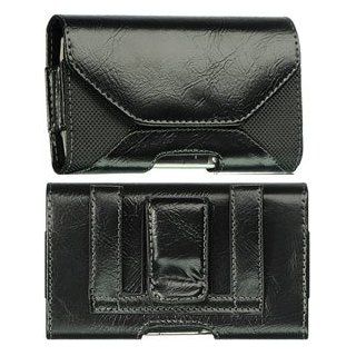 Leather And Fabric Case Pouch Black For Nokia Lumia 900