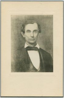  Lincoln candidate. Cabinet of painting Lincoln purchased HIMSELF