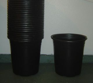 Gallon Heavy Duty Plastic Nursery Pots 20