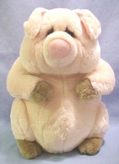 Large Lou Rankin Hector Pig Plump Plush Adorable LQQK