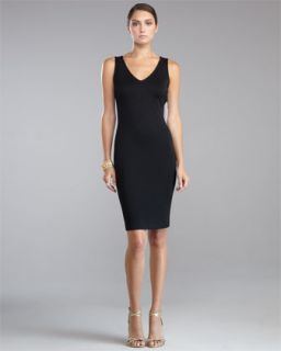 Fitted Sleeveless Sheath Dress  