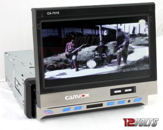 Carvox CX 7016 7 inch in Dash Fully Motorized TFT LCD Monitor TV Save