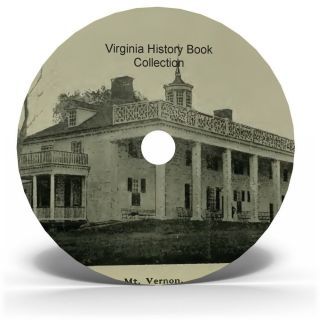 Virginia State History Books on DVD Genealogy 130 Titles Family