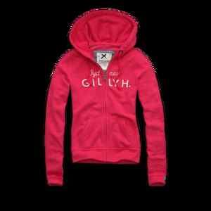 GILLY HICKS SYDNEY by Abercrombie Womans Hoodie Pink Large NWT