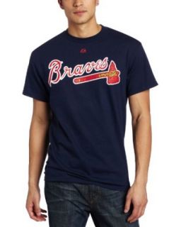  Braves Jason Heyward Name & Number T Shirt Navy