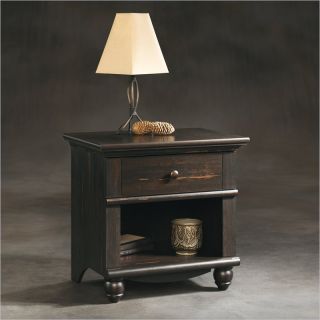 Sauder Harbor View Night Stand Antiqued Paint Nightstand