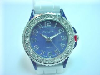 small white and blue color dallas cowboys watch