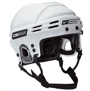 New Nike Bauer 5500 Ice Hockey Helmet Size Small White Senior Junior
