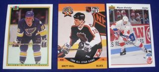 Professional NHL HOCKEY TRADING CARDS Wayne Gretzky, Brett