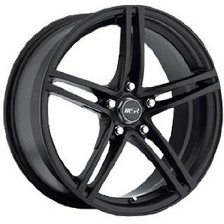 MSR 48 18 Black Wheel / Rim 5x4.5 with a 42mm Offset and a 82.80 Hub