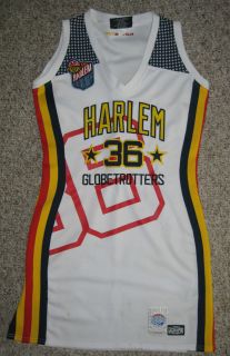 Harlem Globetrotters Limited Edition Jersey Size Small Platinum FUBU