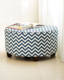 Chevron Ottoman   