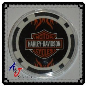 Harley Davidson Poker Card Guard Protector