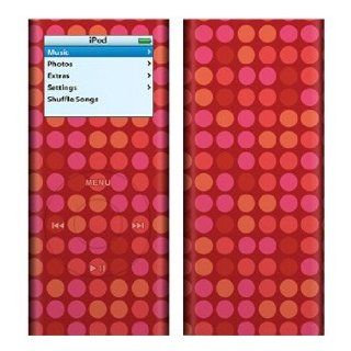 Red Dots Design Decal Skin Sticker for Apple iPod nano 2G