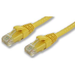 Lynn Electronics CAT6 10 YEB 10 Foot Yellow Booted Patch Cable, 5 Pack