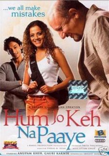 Hum Jo KEH NA Paaye Hindi Movie DVD Anupam Kher