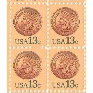 Indian Head Penny Set of 4 x 13 Cent US Postage Stamps NEW