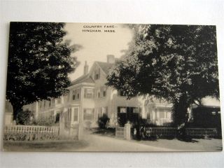 Country Fare Restaurant Hingham Massachusetts Postcard