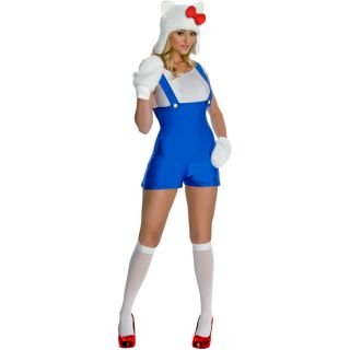  Hello Kitty Blue Romper Adult Costume