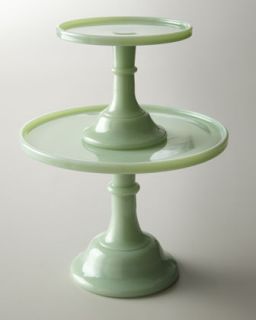 jadeite cake plates $ 35 55