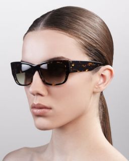 Barton Perreira Sasha Wide Arm Square Sunglasses   