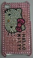 iPhone 4G 4s Blink PINK Cute Hello Kitty Crystal case Big Head
