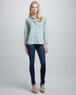 44VS Current/Elliott The Perfect Denim Shirt & The Skinny Jeans