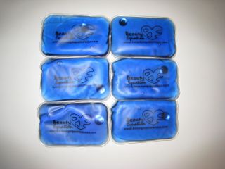 Blue New Reusable Heat Gel Packs Hand Warmers Pads Bags 4x6 10cm x
