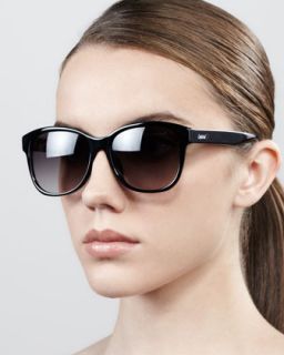 Lanvin Semi Round Logo Sunglasses   