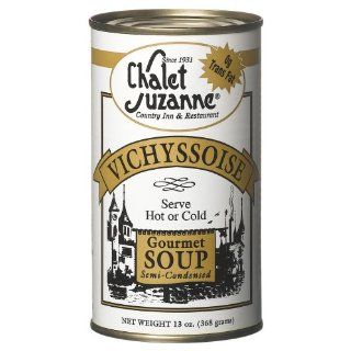 Chalet Suzanne Vichyssoise Soup Semi condensed, 13 Ounce Cans (Pack of