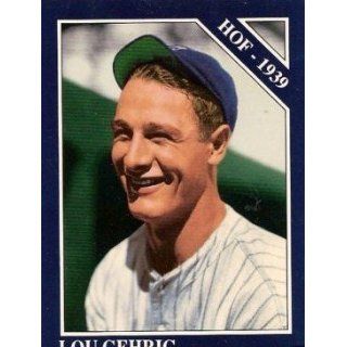 1992 93 Conlon TSN Color Inserts #3 Lou Gehrig Sports