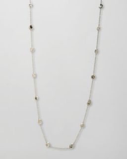 Silver Station Necklace, 37