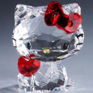 Swarovski Crystal Hello Kitty Red Apple w/Original Box & Certificate