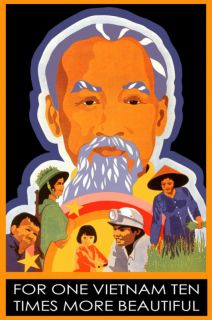 877 Cuban Political Poster HO Chi Minh Vietnam Viet Nam