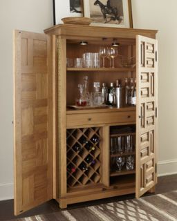 Ralph Lauren Home Driftwood Bar Cabinet   