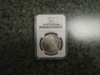 1884 O Morgan Silver Dollar MS64 NGC
