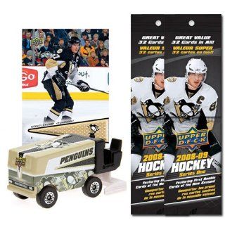 NHL Mini Zamboni w/ Trading Card & 2 08 09 1 Fat Packs