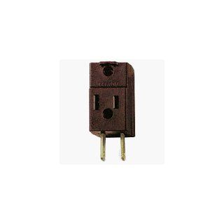 Leviton 531 15 Amp, 125 Volt, Non Grounding Three Outlet Cube Adapter