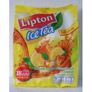 18 x Lipton Iced Tea Mix Lemon 270g. [Pack of 18 x 15g