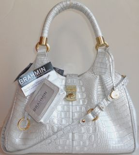  Wallet + Bleached Pearl White Shoulder Hobo Satchel Tote Bag Handbag