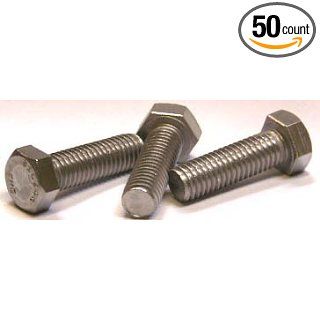16 X 6 Hex Tap Bolts (Full Thread) / 18 8 Stainless Steel / 50 Pc